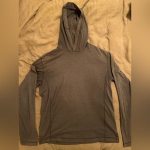 REI gray stretch performance hoodie - size small